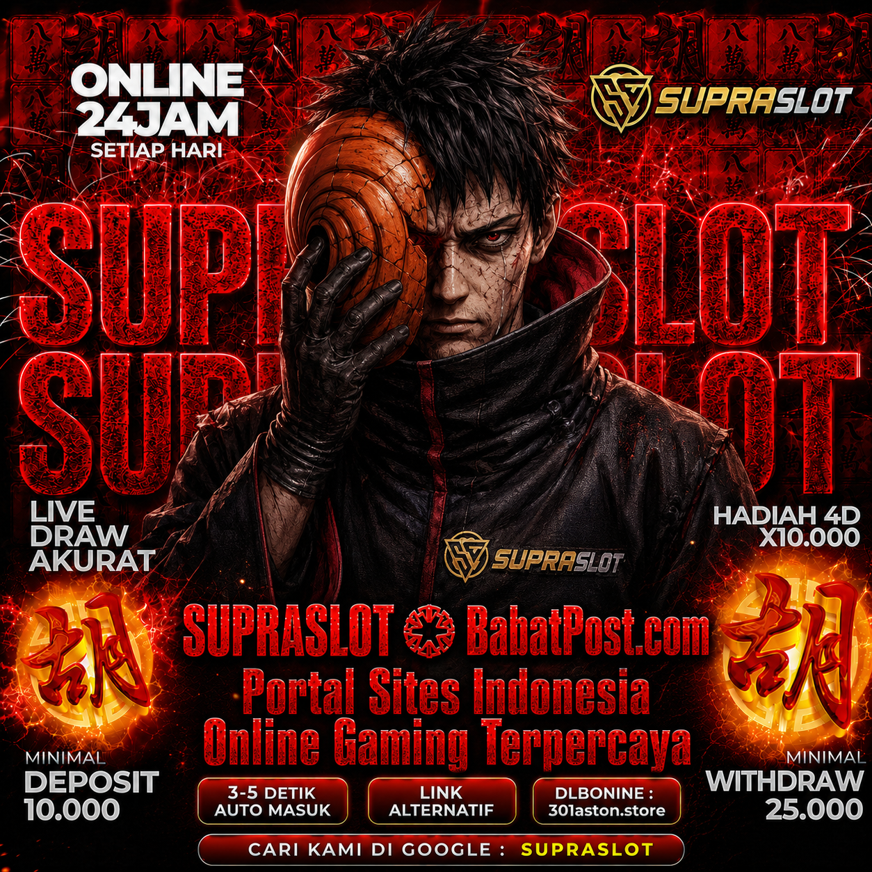Thumbnail 1 of 3, Poster, SUPRASLOT ❂ BabatPost.com | Portal Sites Indonesia Online Gaming Terpercaya designed and sold by SUPRASLOT.