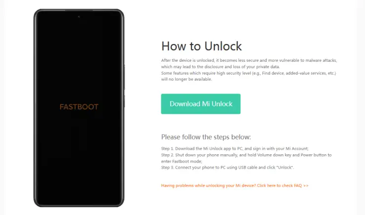 Download dan Extract Mi Unlock Tools