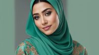 baju hijau tosca cocok dengan hijab warna apa