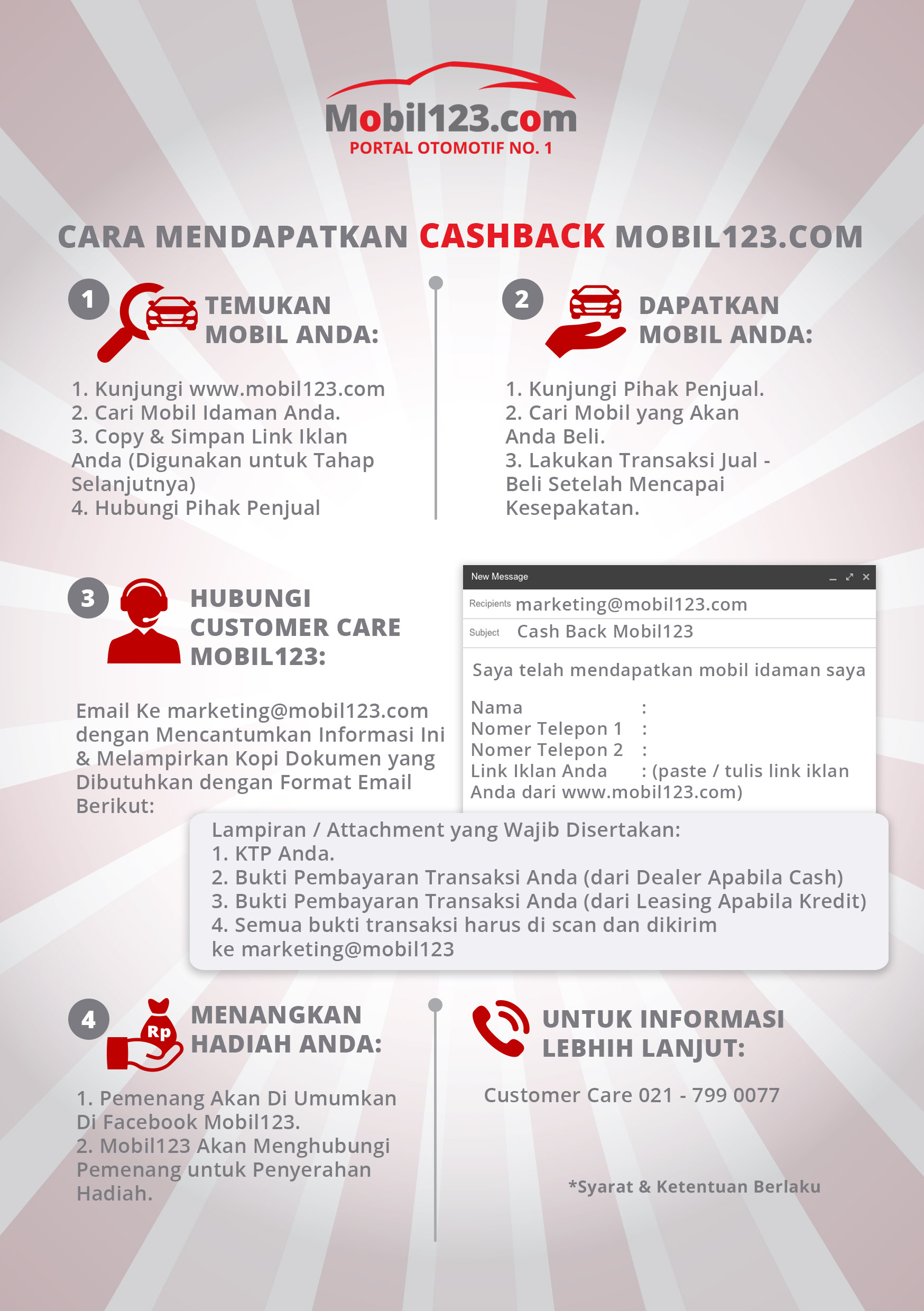 Cara Mendapatkan Cashback Mobil123